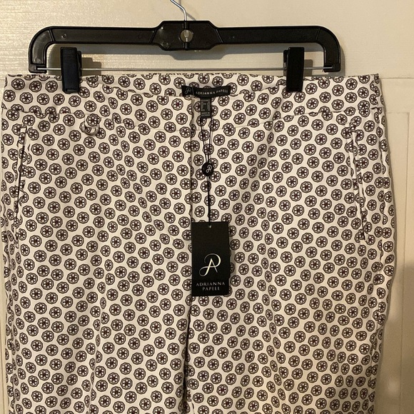 Adrianna Papell ankle pants Kate fit size 12 - Picture 2 of 12